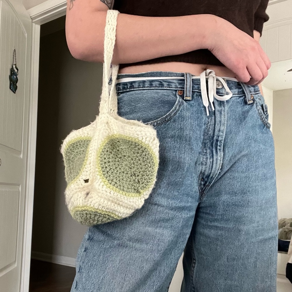 Crochet handbag. Cute, durable.